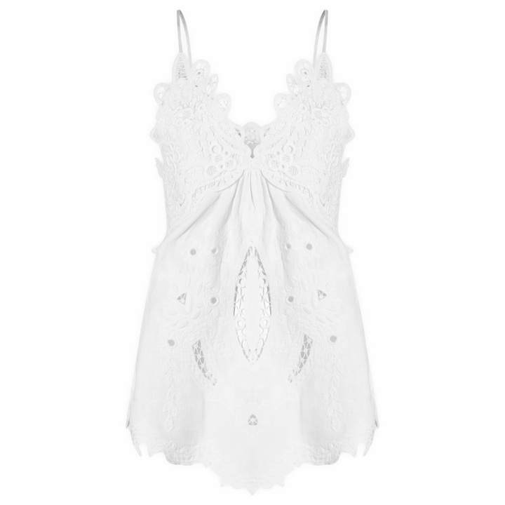 Photo: Isabel Marant Women's Victoria Embroiderd Vest Top in White