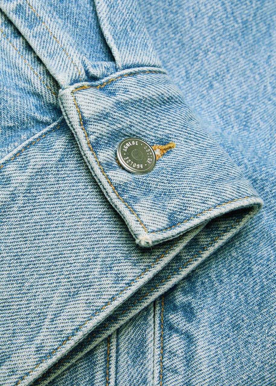 Agolde Nile Denim Jacket Blue