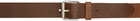 Carhartt Work In Progress Brown Script Belt