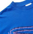 Some Ware - Oversized Logo-Print Organic Cotton-Jersey T-Shirt - Blue