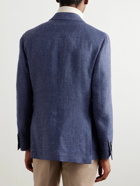 Lardini - Slim-Fit Woven Blazer - Blue