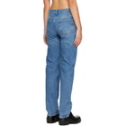 Stefan Cooke Blue Braided Jeans
