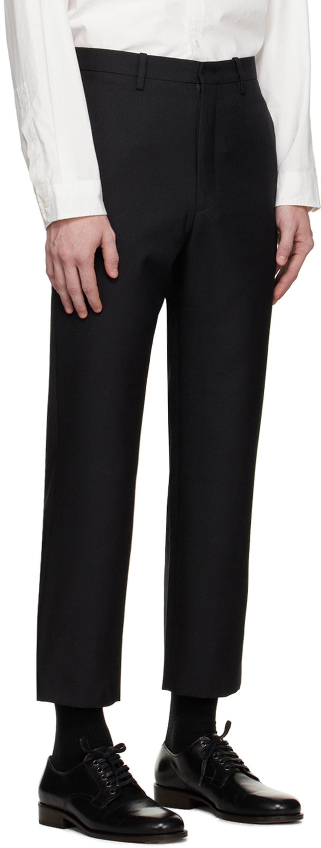 POTTERY Black Tapered Trousers Pottery