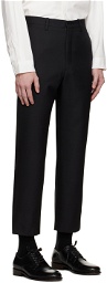 POTTERY Black Tapered Trousers