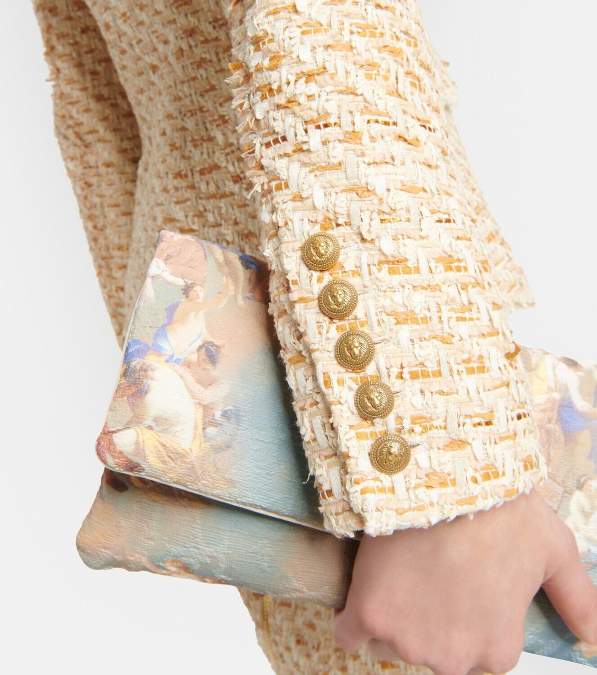 Balmain Sequin Tweed Blazer main image 0