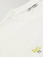 Our Legacy - Box Printed Cotton-Jersey T-Shirt - White