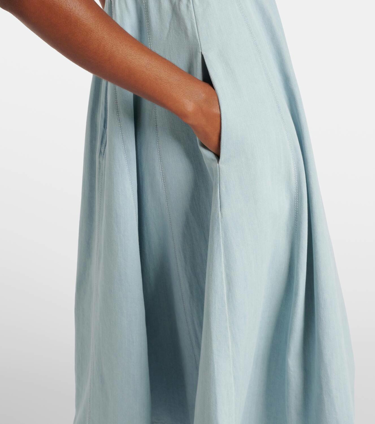 Zimmermann Acacia denim midi dress Zimmermann