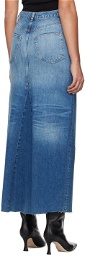 Reformation Blue Tazz Denim Maxi Skirt