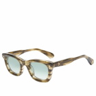 Lunetterie Générale Forever Young Sunglasses in Olive/Gold 