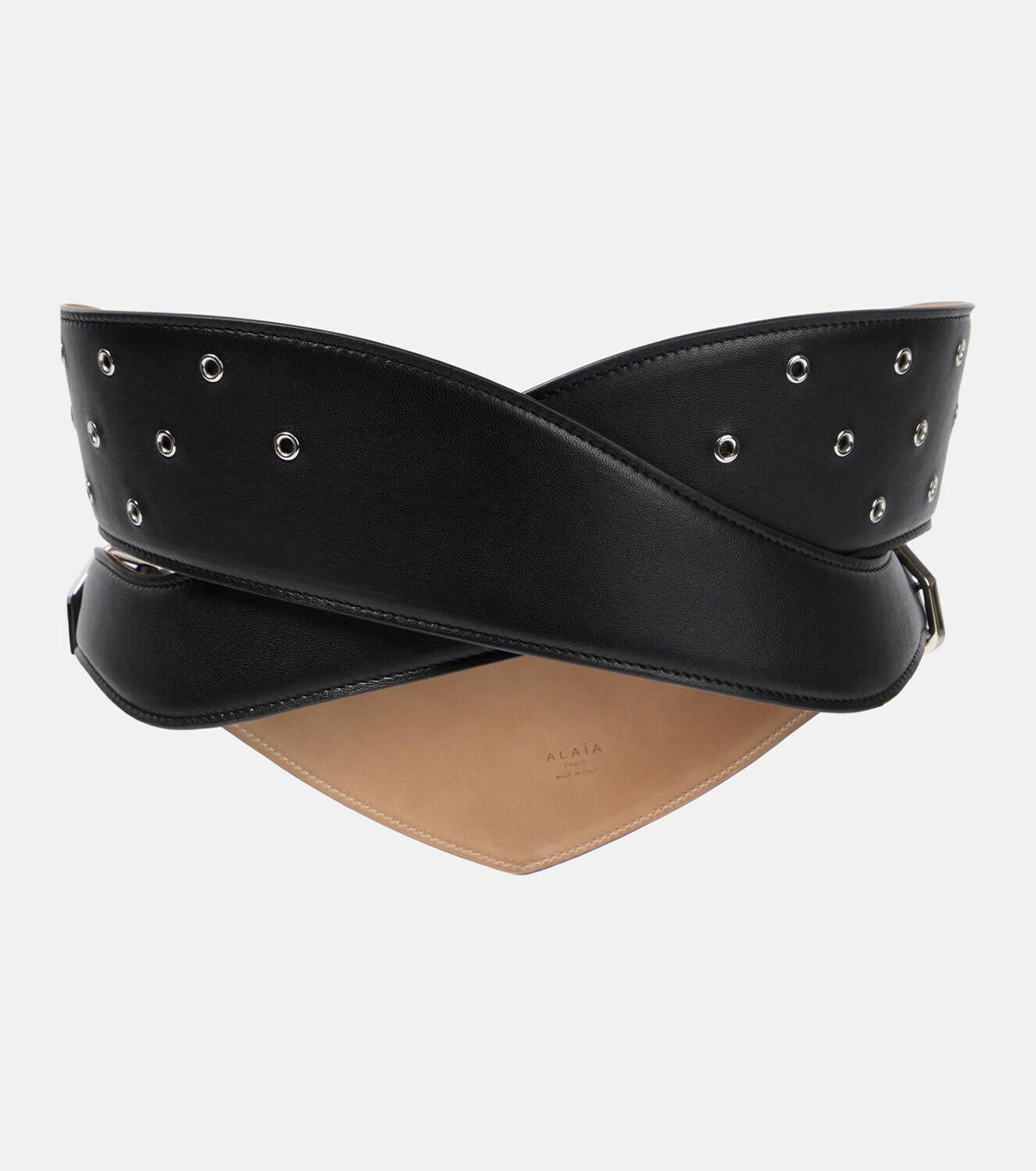 Alaïa Perforated leather belt ALAÏA