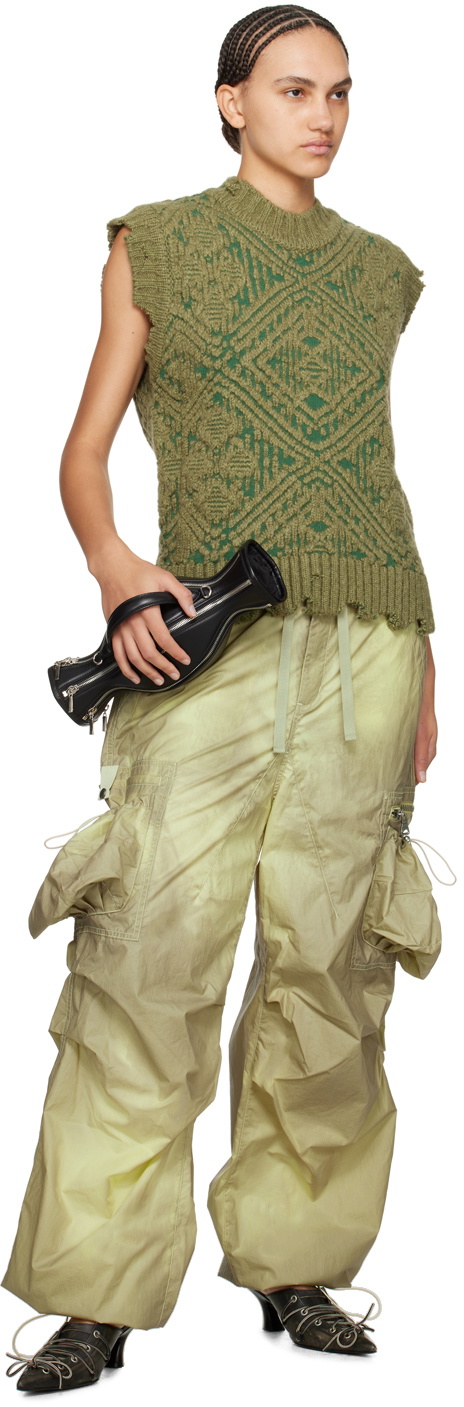 Andersson Bell Khaki Balloon Cargo Pants