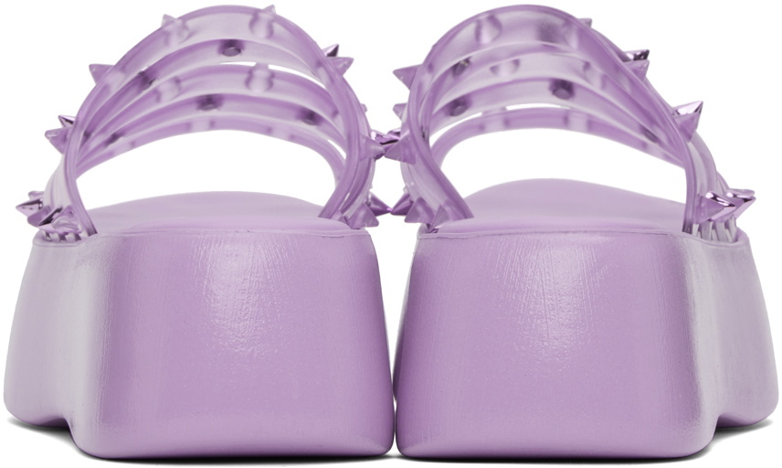 Jean Paul Gaultier Purple Melissa Edition Becky Punk Love Sandals