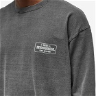 Neighborhood Men's Long Sleeve Pigment Dyed T-Shirt in Black