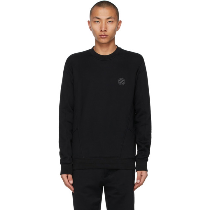 Photo: ermenegildo zegna couture Black Logo Sweatshirt