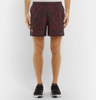 Under Armour - Printed HeatGear and Mesh Shorts - Men - Red