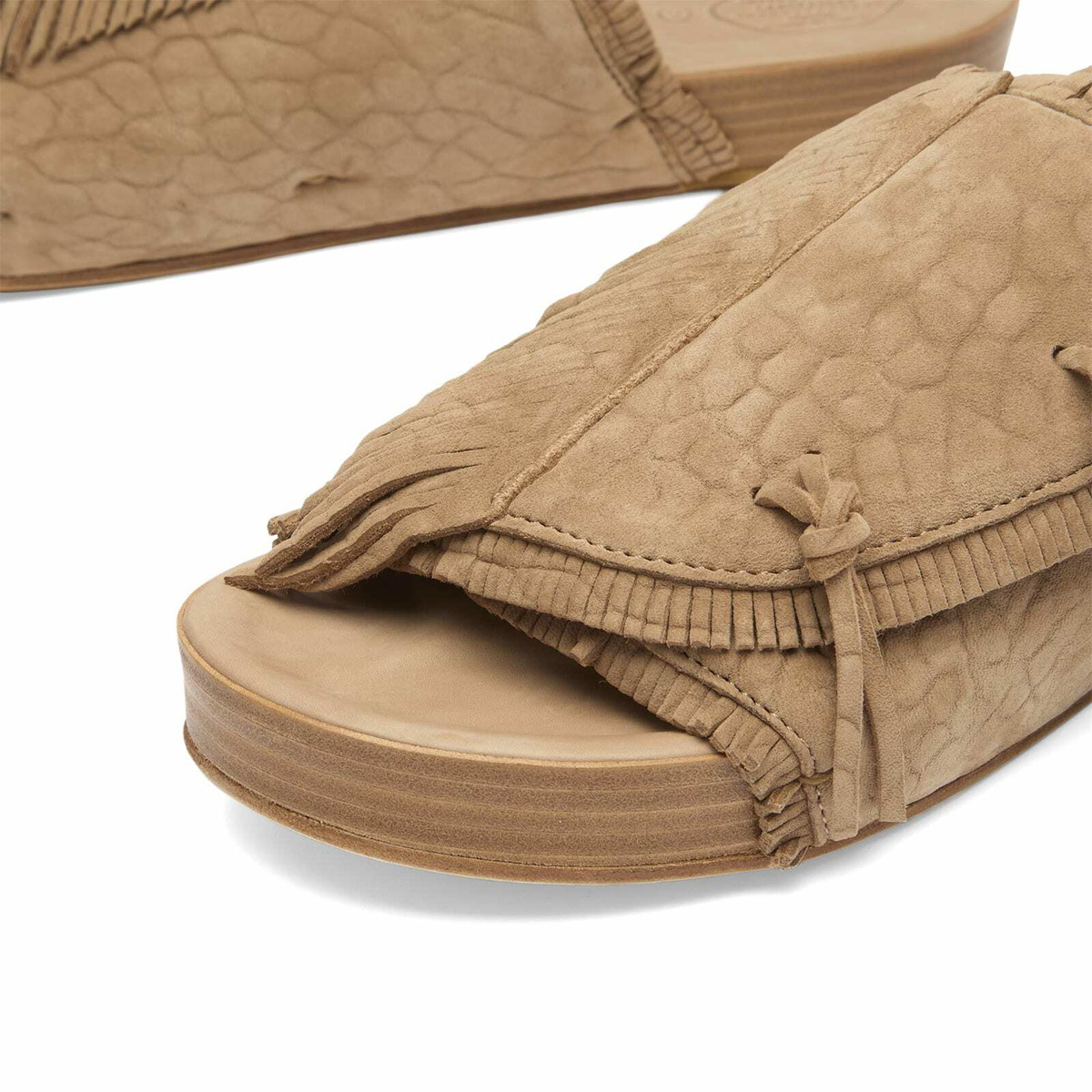 Visvim Men's Christo Shaman Folk Sandal in Sand