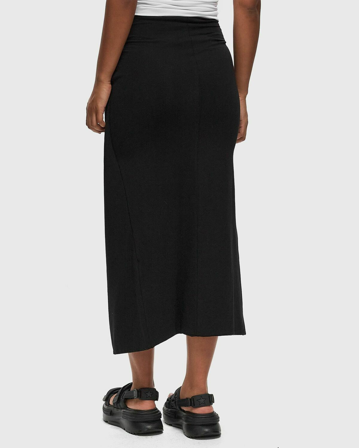 スカート ROTATE BIRGER CHRISTENSEN 'Fitted Twisted' skirt Black Rotate Birger Christensen Fitted Twisted Skirt Black Skirts