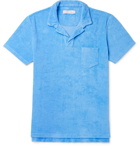 Orlebar Brown - Cotton-Terry Polo Shirt - Men - Blue