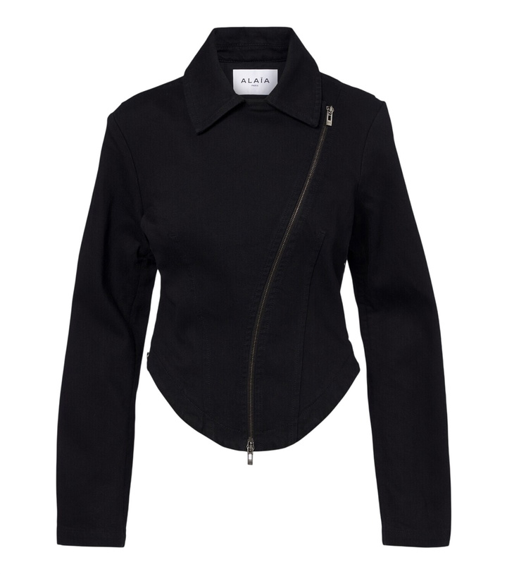 Photo: Alaïa Denim biker jacket
