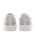 Stepney Workers Club Men's Dellow Shroom Hands Print Canvas Sneake Sneakers in Sand/White