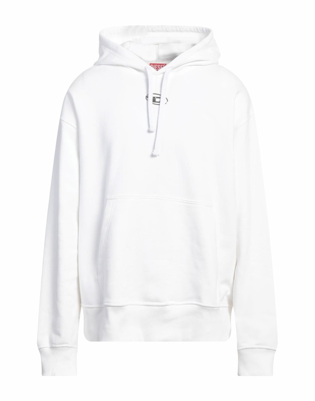 Photo: Diesel S-macs-hood-od Mens Sweatshirt in White