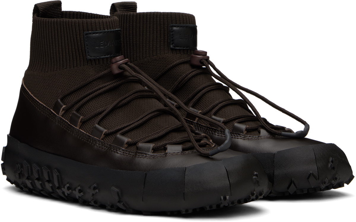 LEMAIRE Brown Vibram Wrap On Sneakers Lemaire