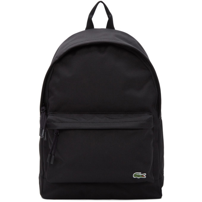 Photo: Lacoste Black Neocroc Backpack