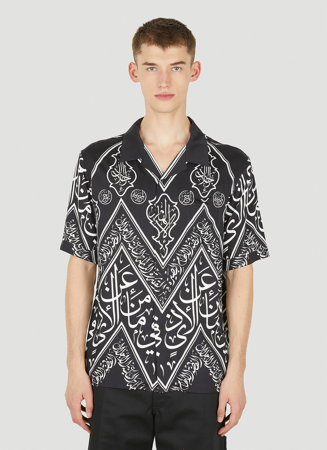 GmbH Graphic Print Bowling Shirt