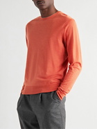 Peter Millar - Excursionist Flex Merino Wool-Blend Sweater - Orange