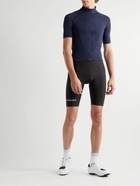 Café du Cycliste - Merino Wool-Blend Cycling Jersey - Blue