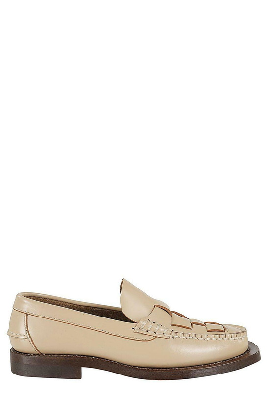 Photo: Hereu Nombela Woven-designed Slip-on Loafers
