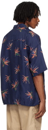 nanamica Navy Aloha Shirt