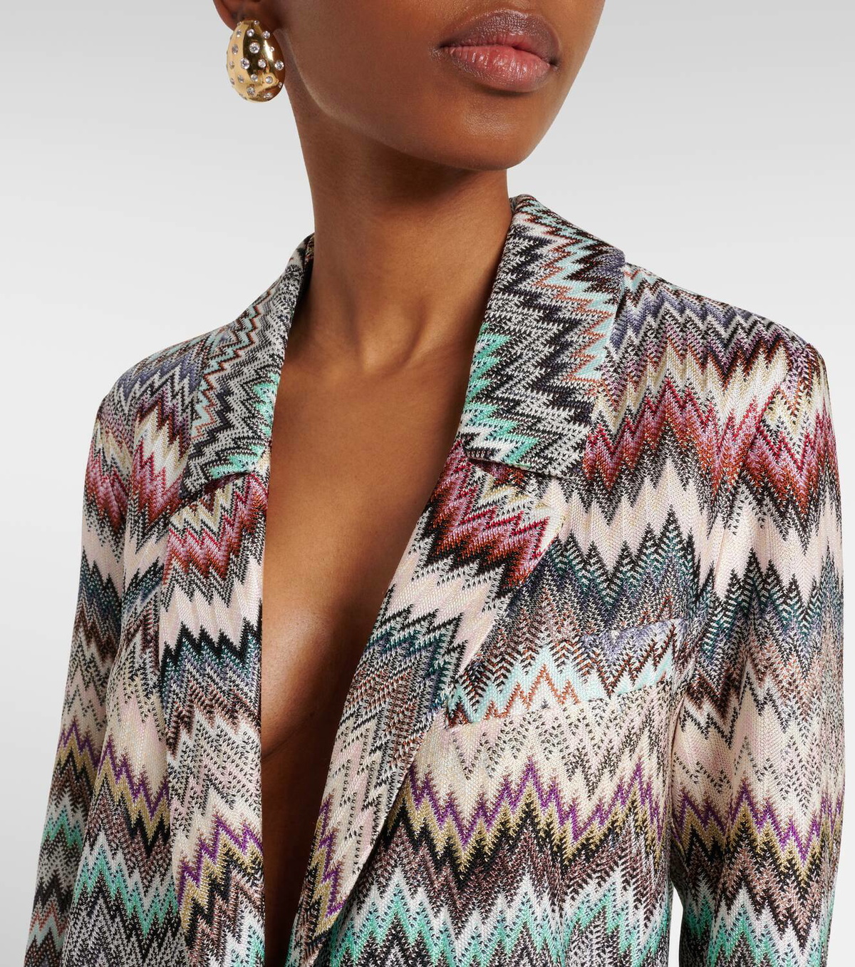 Missoni Zigzag single-breasted blazer Missoni