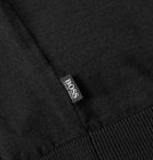 Hugo Boss - Slim-Fit Virgin Wool and Silk-Blend Rollneck Sweater - Black