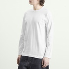 Comme des Garçons SHIRT Men's Cotton Long Sleeve T-Shirt in White
