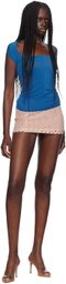 Miaou White Elektra Mini Skirt