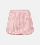 Stella McCartney Striped silk shorts