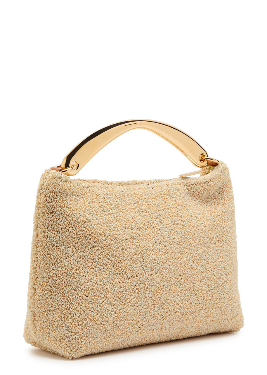 Mansur Gavriel Textured Raffia top Handle bag - White - One Size