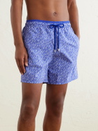 Vilebrequin - Moka Straight-Leg Mid-Length Printed ECONYL® Swim Shorts - Blue