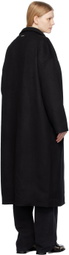 Han Kjobenhavn Black Dropped Shoulder Coat