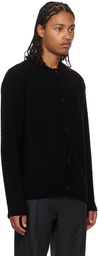 Solid Homme Black Slash Cardigan