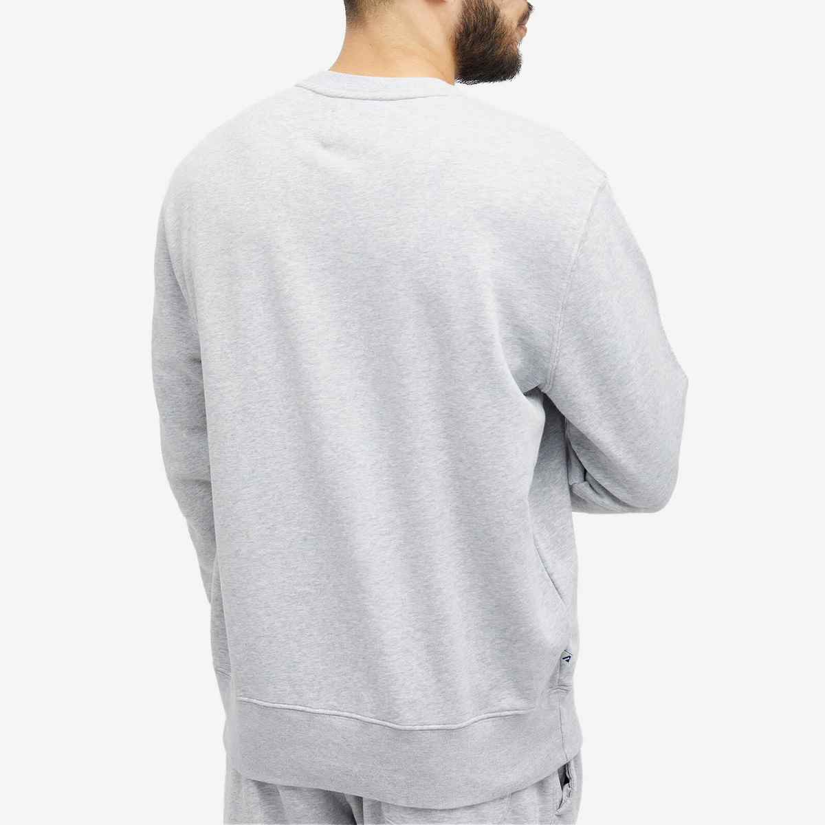 Autry Men's Flag Logo Crew Sweat in Melange