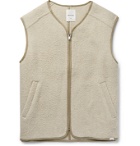 Wood Wood - Victor Piped Brushed Wool-Blend Gilet - Neutrals