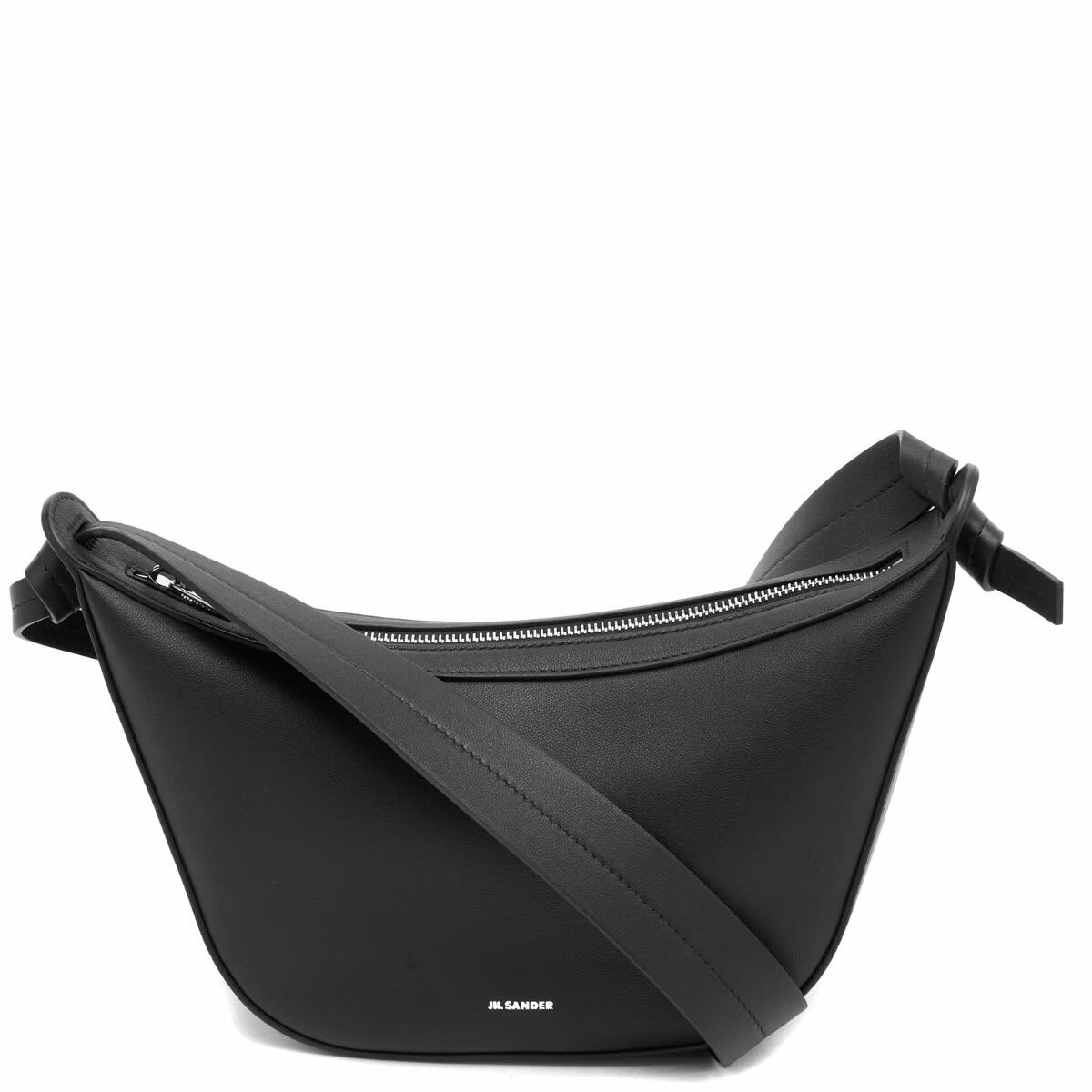 Journal Shoulder Bag in White Jil Sander