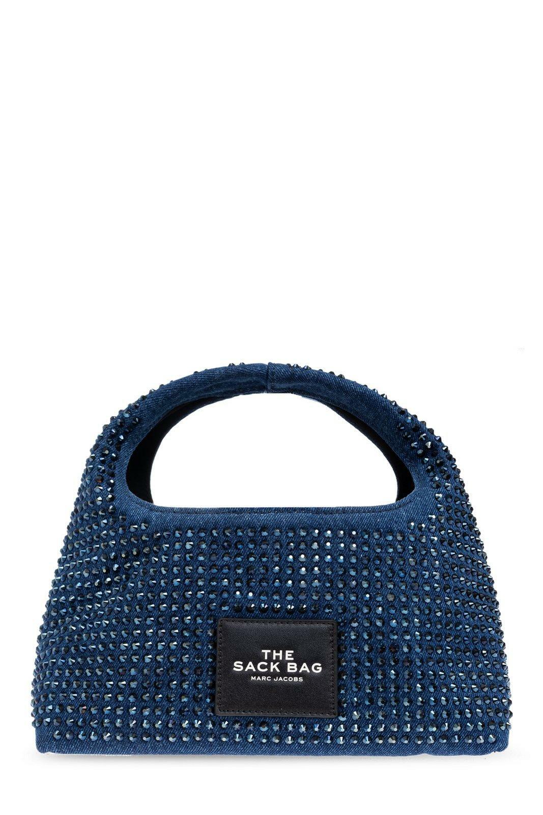 Marc Jacobs A-line Denim Skirt With Crystals Marc Jacobs