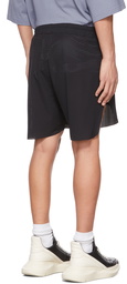 Rick Owens Black Champion Edition Perforated Dolphin Boxers Shorts