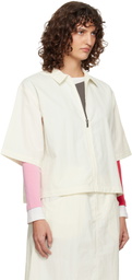 The North Face Off-White TNF Red Box Nylon Short-Sleeve Shirt