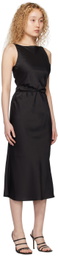 Dunst Black Champagne Midi Dress