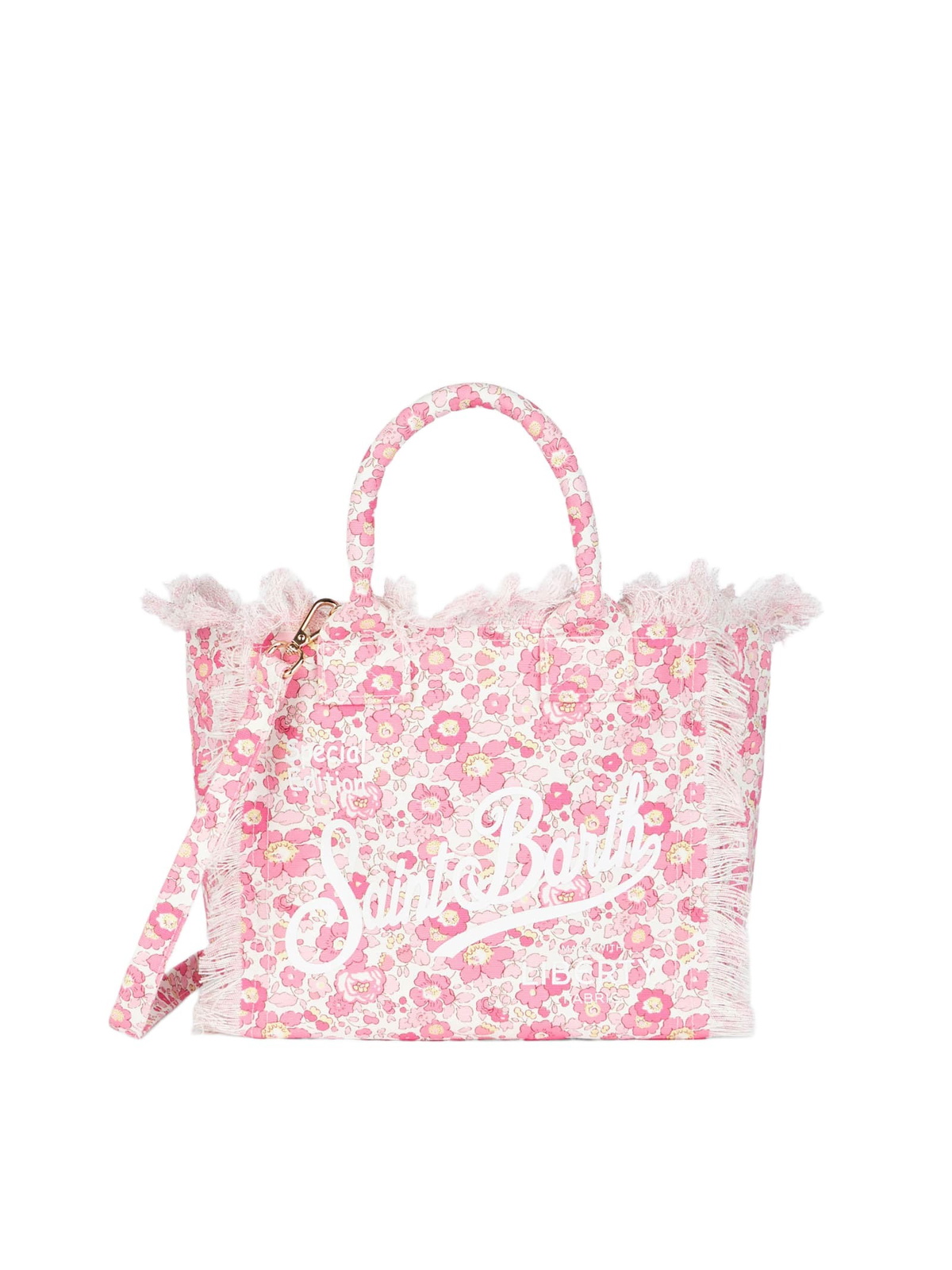 MC2 Saint Barth Betsy Cotton Canvas Colette Liberty Handbag |made With Liberty Fabric