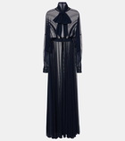 Norma Kamali Tie-detail maxi dress